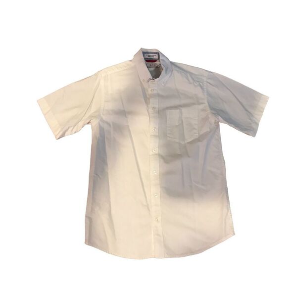 IZOD BOYS SIZE LARGE (14/16) WHITE DRESS SHIRT! - Picture 1 of 5